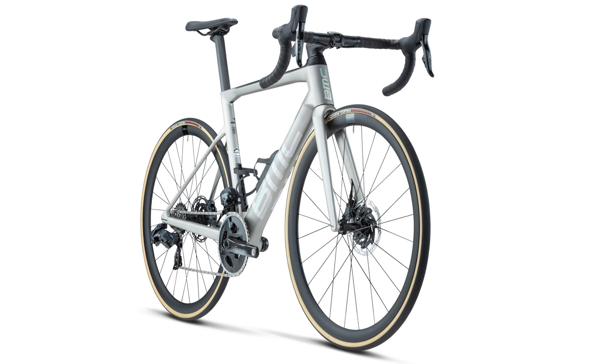 BMC Bikes | Teammachine SLR 01 FOUR ARCTIC SILVER PRISMA / CARBON