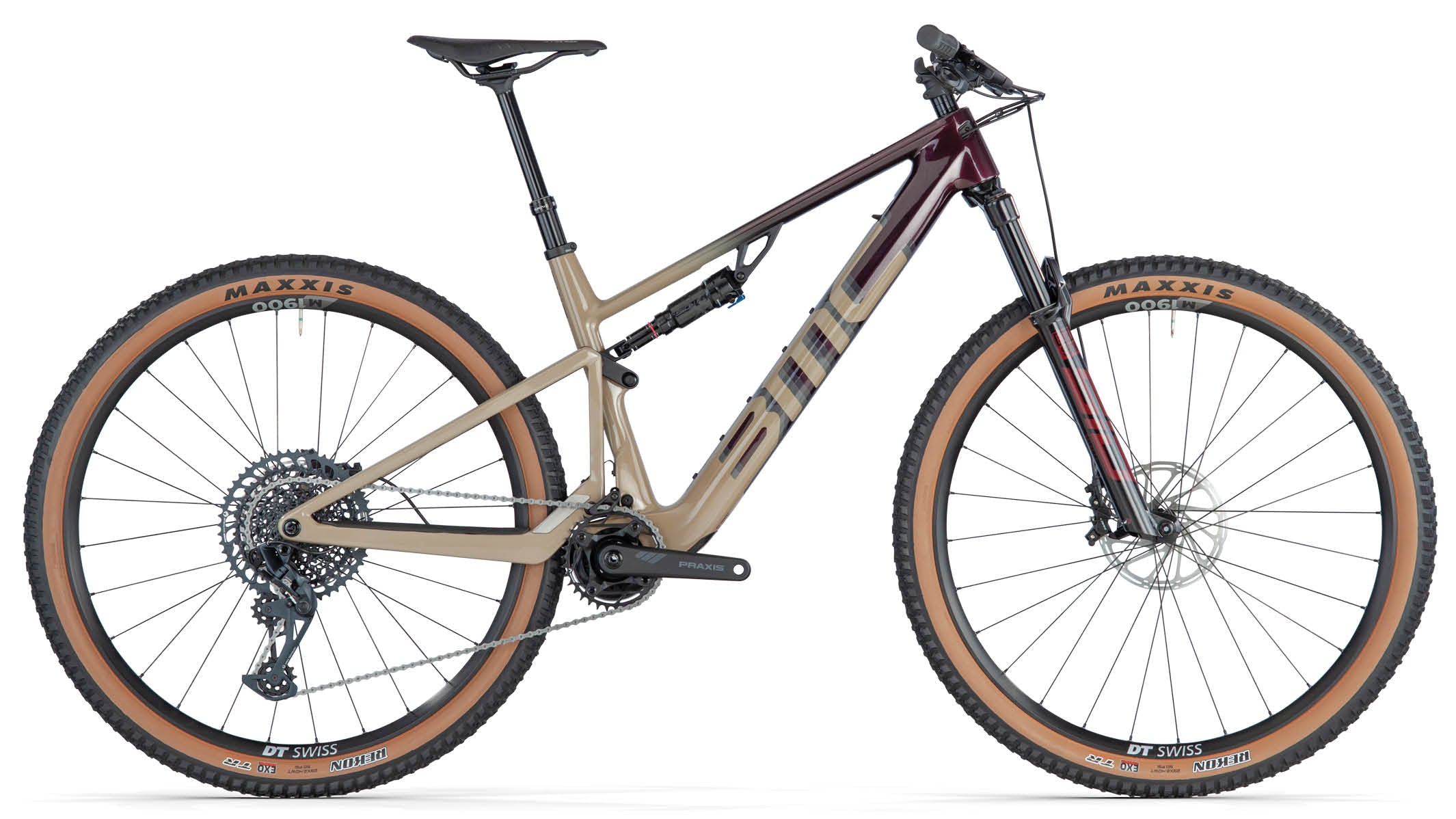 BMC Bikes | Fourstroke AMP LT TWO BORDEAUX RED / SAND
