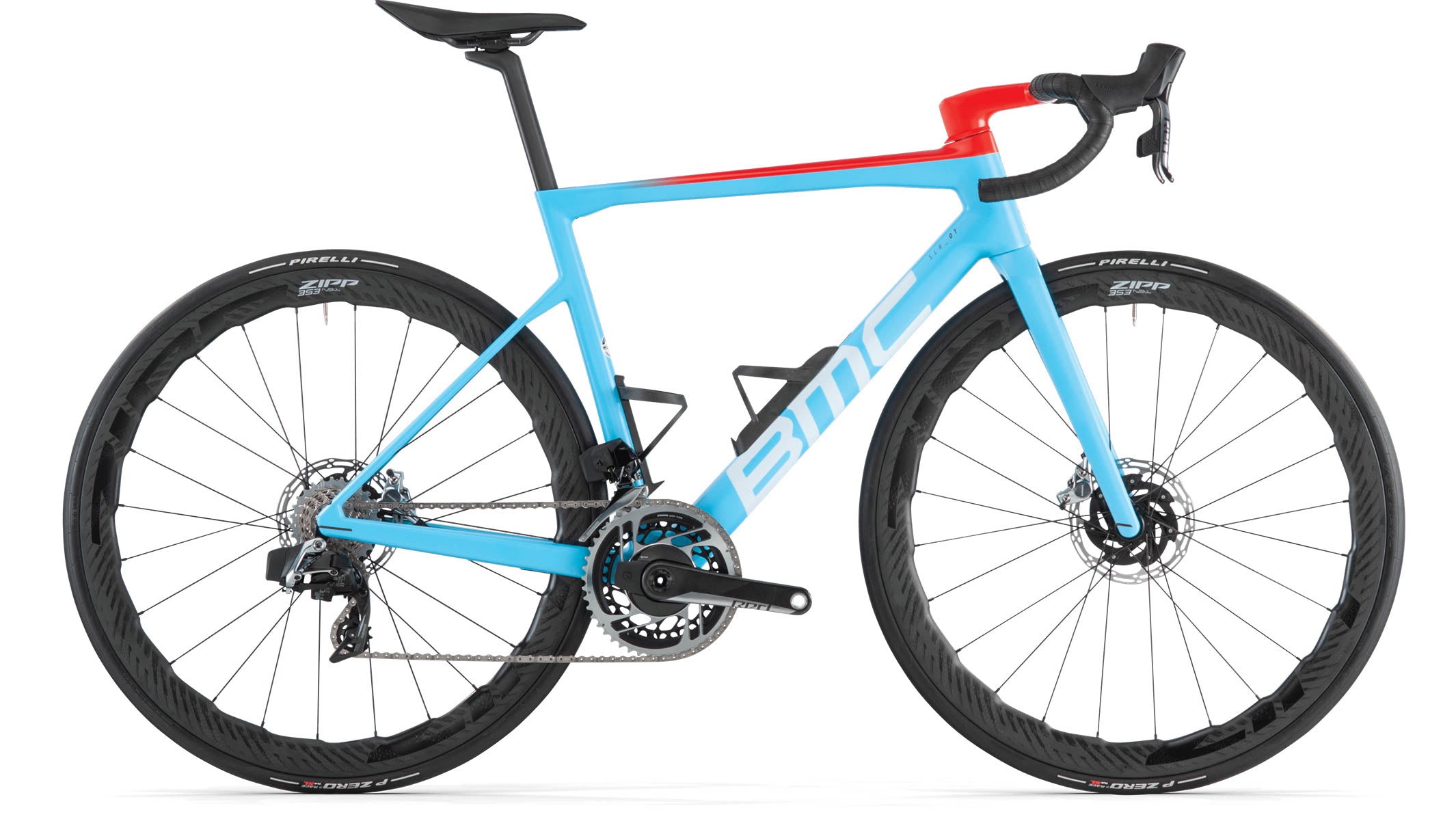 BMC Bikes | Teammachine SLR 01 ONE GLACIER BLUE / NEON RED